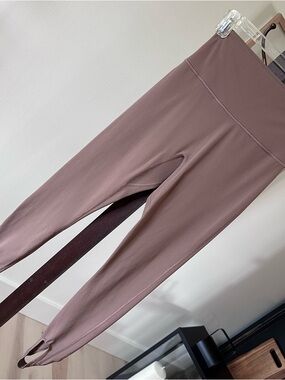 Athleta Mauve Dusty Rose Stirrup Leggings